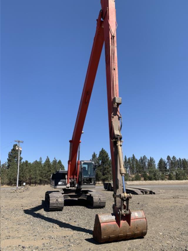 Rental store for excavator link belt 240 x2 long boom in Eastern Oregon