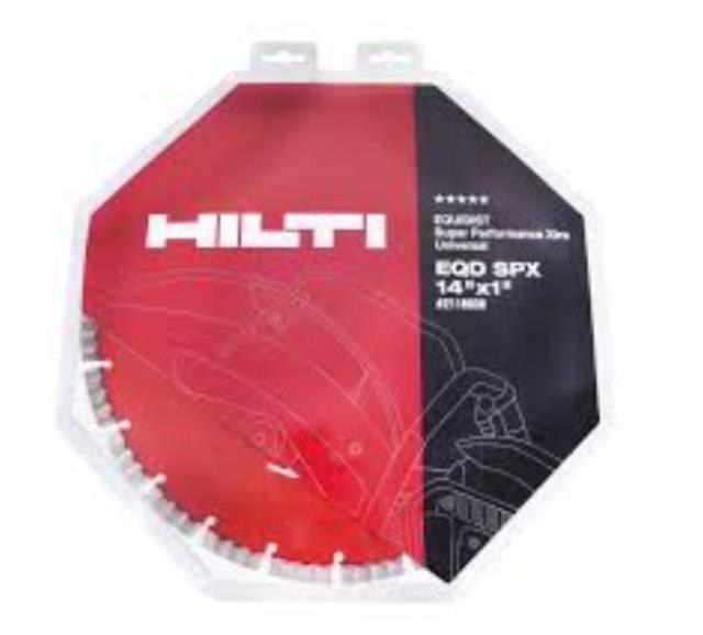 Used equipment sales hilti diamond blade 16 inch eqd spx 16 inch x1 inch in Eastern Oregon