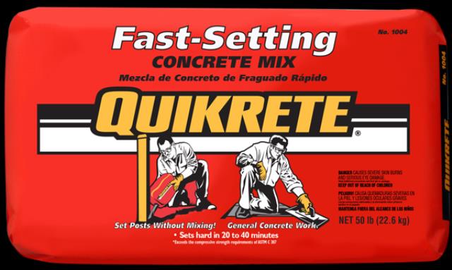 Used equipment sales quikrete fast setting concrete mix in Eastern Oregon