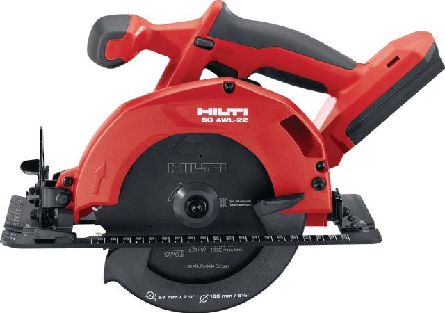 Used equipment sales hilti sc 4wl 22 wood circular saw nuron in Eastern Oregon