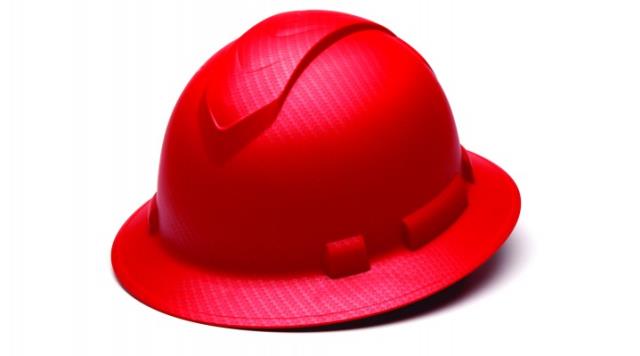 Used equipment sales pyramex full brim hard hat graphite red in Eastern Oregon