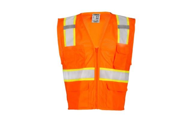 Used equipment sales kishigo all mesh contrast vest orange m in Eastern Oregon