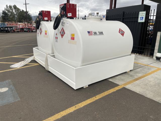 Used equipment sales diesel tank 800 gallon w pump in Eastern Oregon