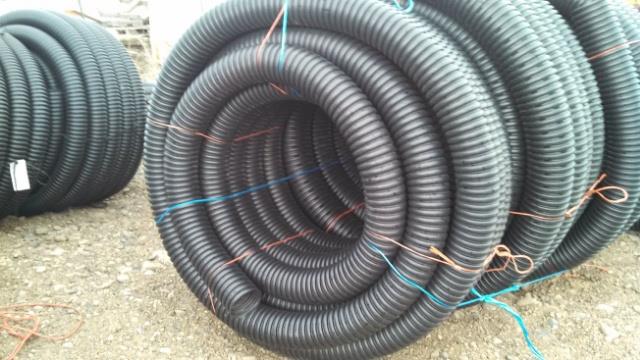 Used equipment sales pipe corr hdpe 4 inch x100 foot soild single wall in Eastern Oregon